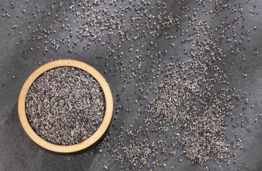 Organik haşhaş tohumu - Papaver somniferum. Metin alanı