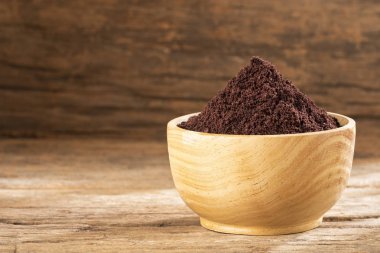 Euterpe oleracea - Organik acai tozu. Metin alanı