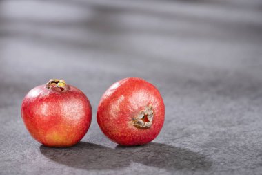 Psidium cattleianum - Cattley guava. Üstte görüntü