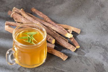 Glycyrrhiza glabra - Meyan kökü çayı stevia ile tatlandırılır