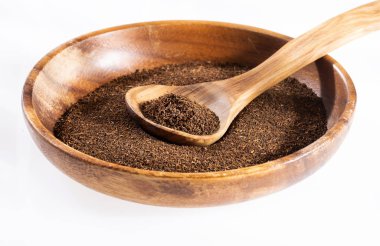 Siyah Çay Tozu - Camellia sinensis. Metin alanı