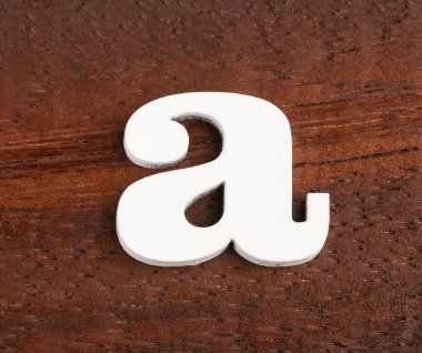 Küçük harf a - Ahşap Parça