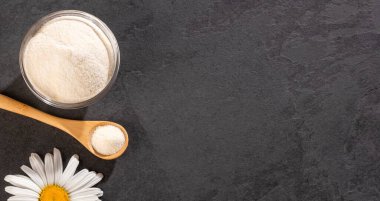 Kolajen protein tozu, hidrolize edildi. Metin uzayı