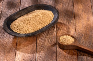 Amaranthus - Kâsedeki organik amaranth tohumları