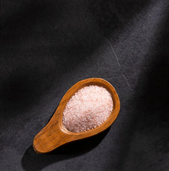 Fine Grains Pink Himalayan Salt Powder Red Rock Salt Pakistan — Stock Photo, Image