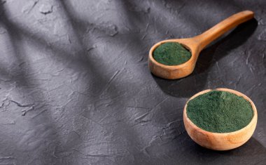 Spiral tozu sağlıklı beslenme takviyesi