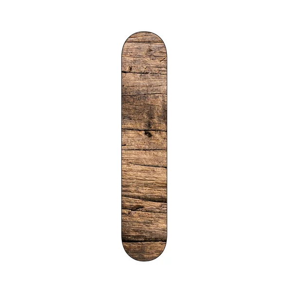 Alphabet Letter Rustic Wood Background — стокове фото