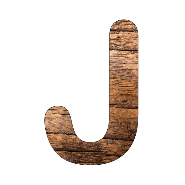 字母字母 Rustic Wood Background的大写字母 — 图库照片