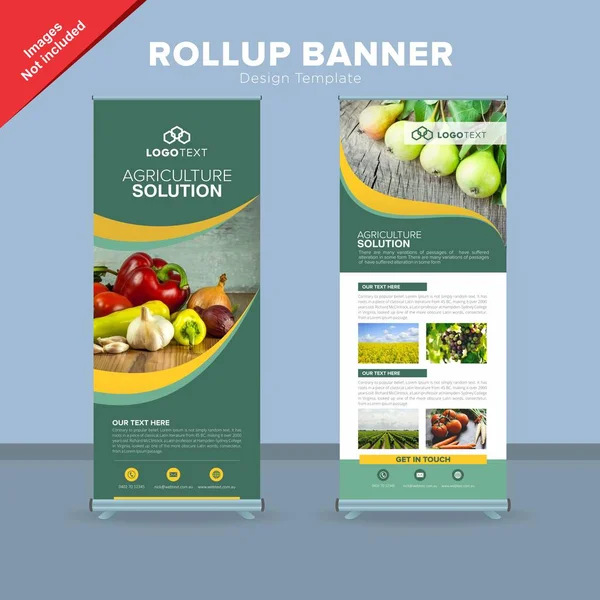 Profesyonel Rollup Banner tasarım şablonu 