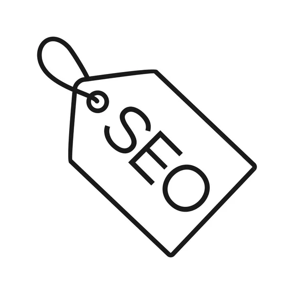 Seo Search Engine Optimization Ikonen — Stock vektor