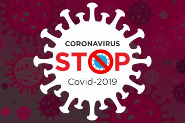 Koronavirüs Hastalığı Önleme ve Semptomları Tasarım Şablonu