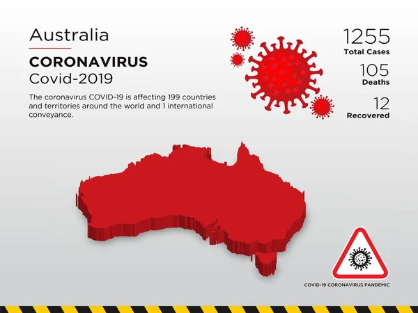 Etkilenmiş Koronavirüs Hastalığı Tasarım Şablonu — Stok fotoğraf