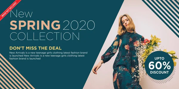 Fashion Sale Banner Design Template