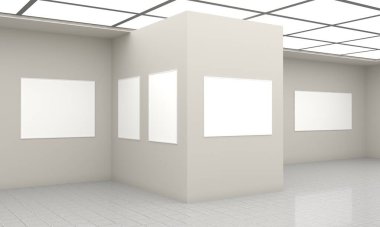 Sanat Galerisi Muckup Çerçevesi
