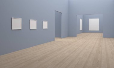 Sanat Galerisi Muckup Çerçevesi