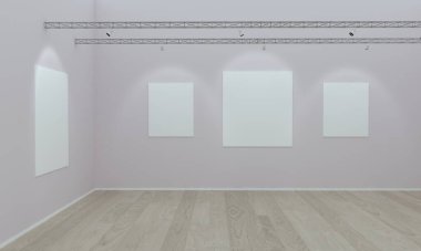 Sanat Galerisi Muckup Çerçevesi