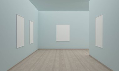 Sanat Galerisi Muckup Çerçevesi