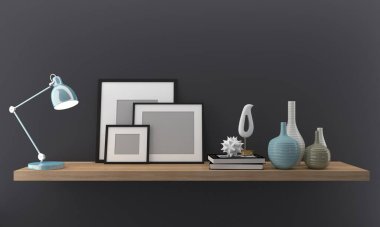 Boş fotoğraf çerçevesi Mokup Tasarımı