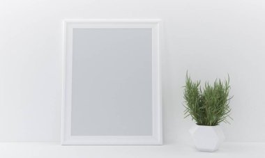 Boş fotoğraf çerçevesi Mokup Tasarımı