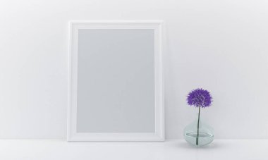 Boş fotoğraf çerçevesi Mokup Tasarımı