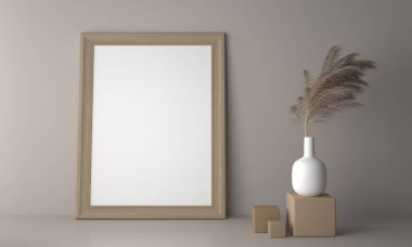 Boş fotoğraf çerçevesi Mokup Tasarımı