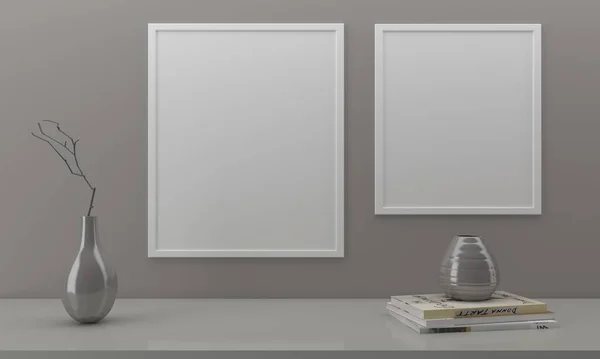 Empty photo frame Mockup Design