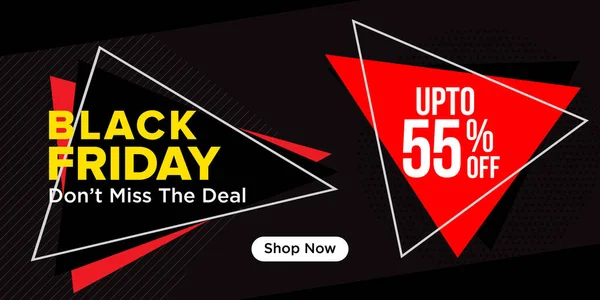 Black Friday Banner Venta — Foto de Stock