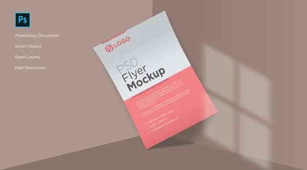 Flyer Und Poster Mockup Design Template — Stockfoto