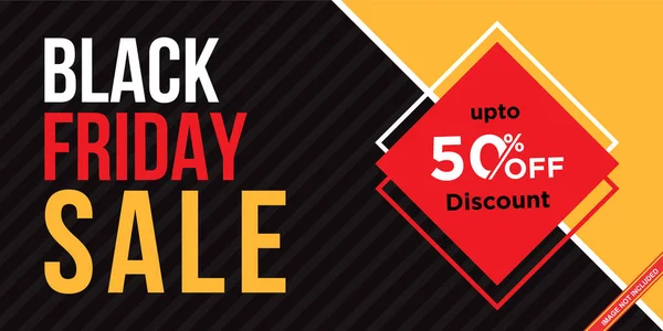 Black Friday Banner Venta — Foto de Stock