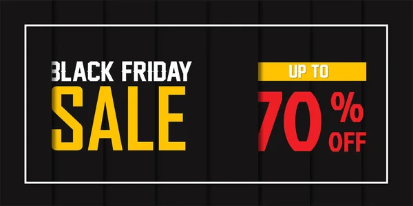 Black Friday Sale Banner Design Template