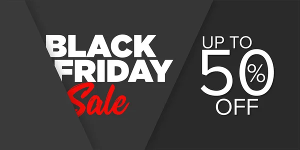 Black Friday Verkauf Banner Design Vorlage — Stockfoto