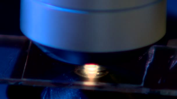 Vědecký Výzkum Laboratoř Věda Experiment Molekuly Částice Biologie Chemie Atomy — Stock video
