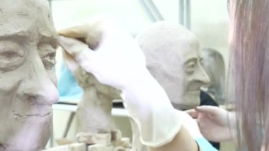 heykel, heykel yapma sınıflarında öğrencilerin yaratıcı eğitim