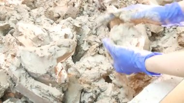 eller heykel güzelliği uyum arayışı içinde bir kişinin bir görüntü yapmak