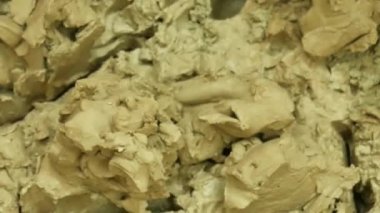 plastik sınıfta çalışmalar ve heykel heykeller için kil