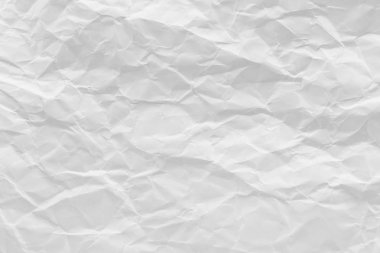 İş iletişimi ve eğitim kavramı tasarımı için beyaz buruşmuş geri dönüştürülmüş kağıt dokusu arka planı.