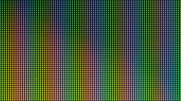 Closeup Led Diodo Led Monitor Led Painel Exibição Tela Computador — Fotografia de Stock