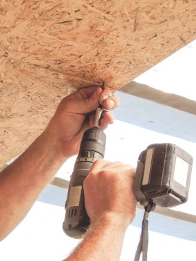 Osb levha tavan içinde vida Oluşturucusu katlanmış