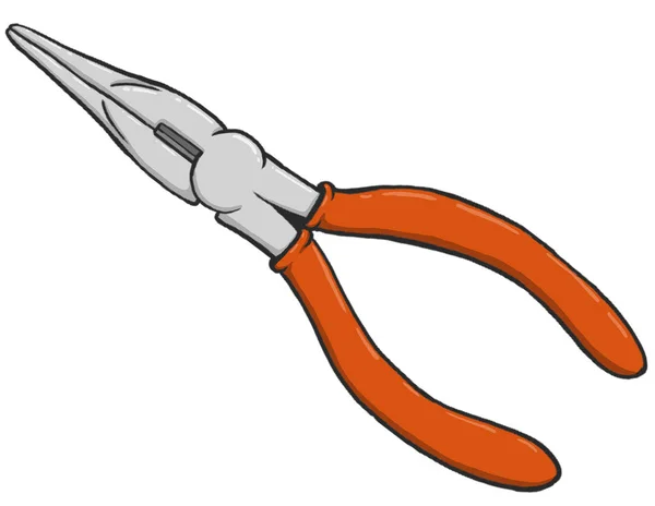 Pense Aracı Simgesini Karikatür Tarzı Izole Çizimde — Stok fotoğraf