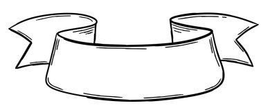 elle çizilmiş şerit afiş