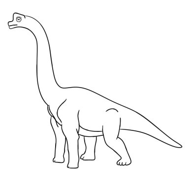 Dinozor Boyama sayfası, doodle