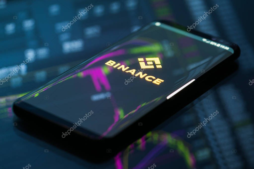 KYRENIA, CYPRUS - SEPTEMBER 21, 2018: Binance mobile app on running on smartphone. Binance is a leading cryptocurrency exchange founded by Changpeng Zhao in august 2017.