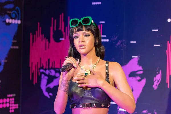 Istanbul Turkey Maaliskuu 2017 Rihanna Vaha Hahmo Madame Tussauds Museossa — kuvapankkivalokuva