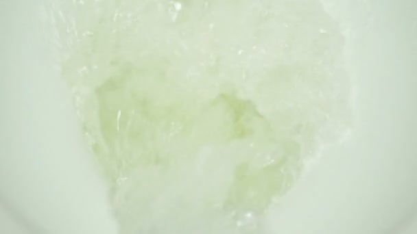 Tazón Inodoro Con Agua Corriente Vídeo Completo — Vídeo de stock