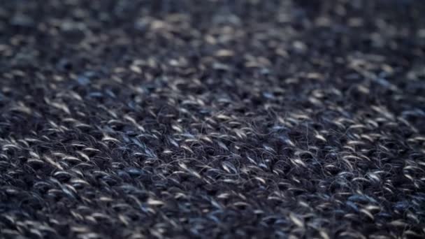 Jersey de lana con un patrón — Vídeo de stock