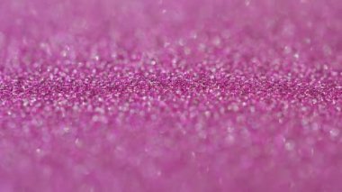 Ahududu glitter üzerinde bokeh. Makro çekim