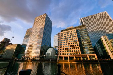 Londra ofis çalışma ve toplantı gökdelen Binası