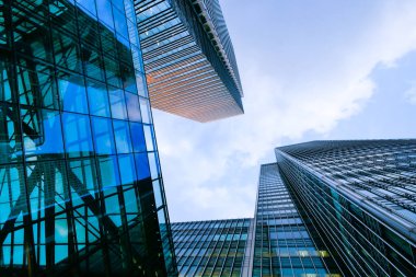 Londra ofis çalışma ve toplantı gökdelen Binası