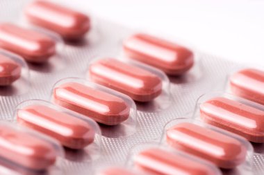 Tıp, tablet, vitamin ve uyuşturucu çeşitli şekil