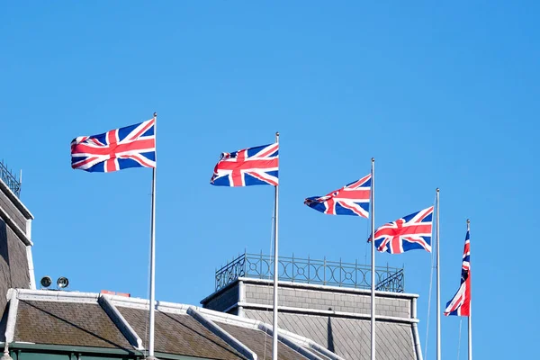 Bandera Nacional Británica Inglesa Londres —  Fotos de Stock